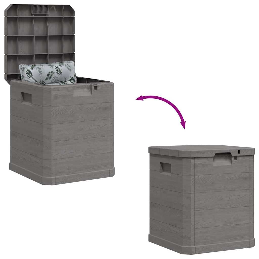 Outdoor-Kissenbox Anthrazit 77,5x44,5x53 cm Polypropylen