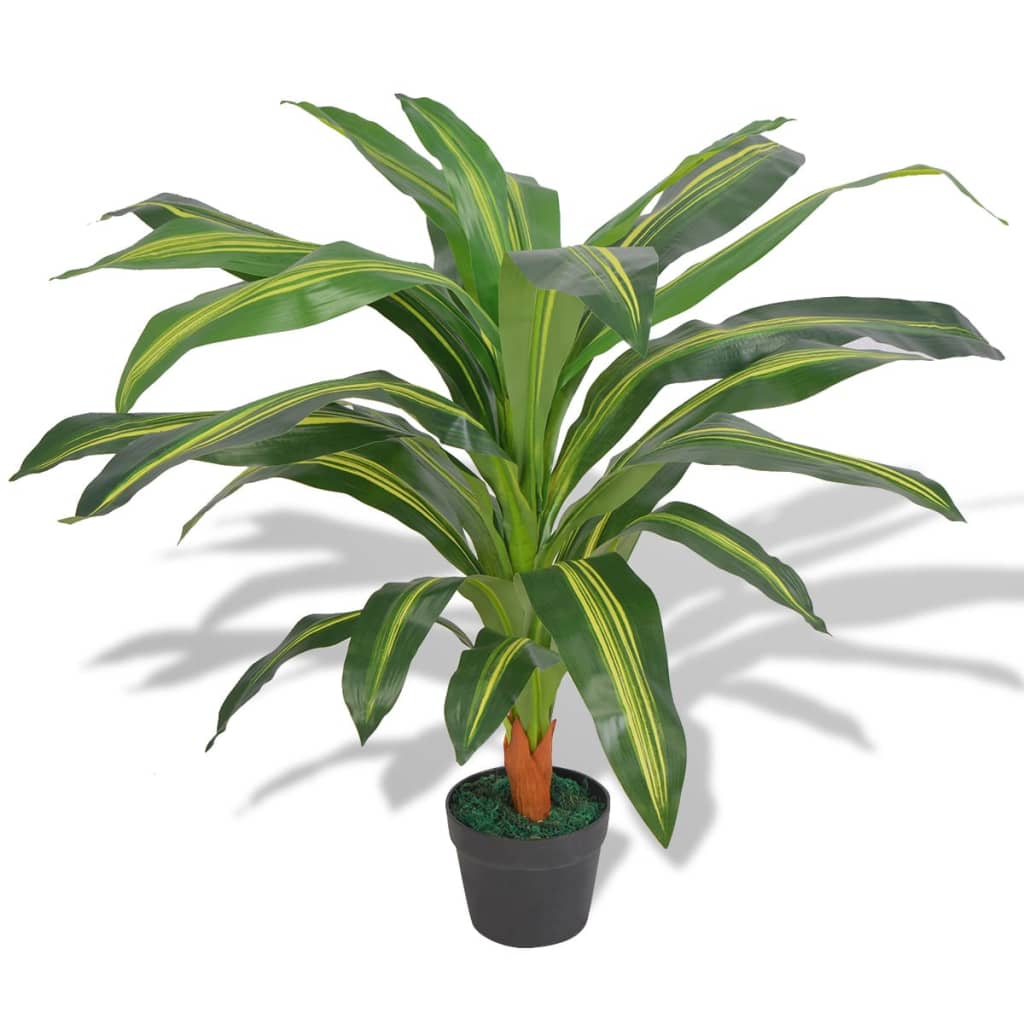 Künstliche Taro Pflanze mit Topf 85 cm Grün