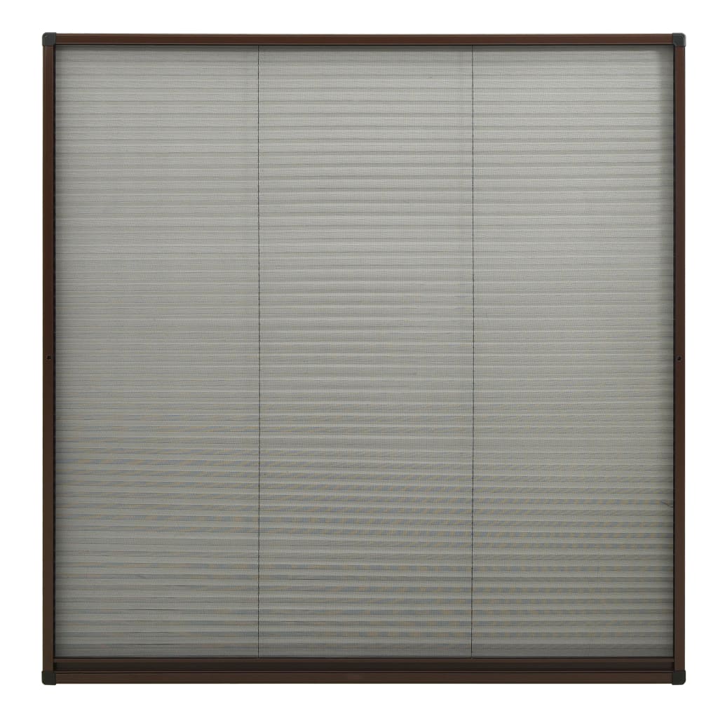 Plisse Insektenschutz-Fenster 80×160 cm