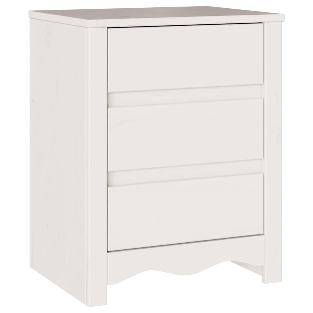 Couchtisch Drammen Eiche 45 x 35 x 56 cm Massives Kiefernholz