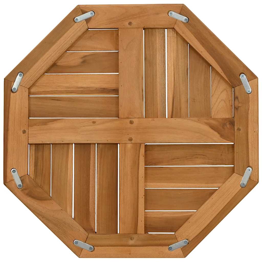 Tischplatte Massivholz Teak Rund 2,5 cm 40 cm