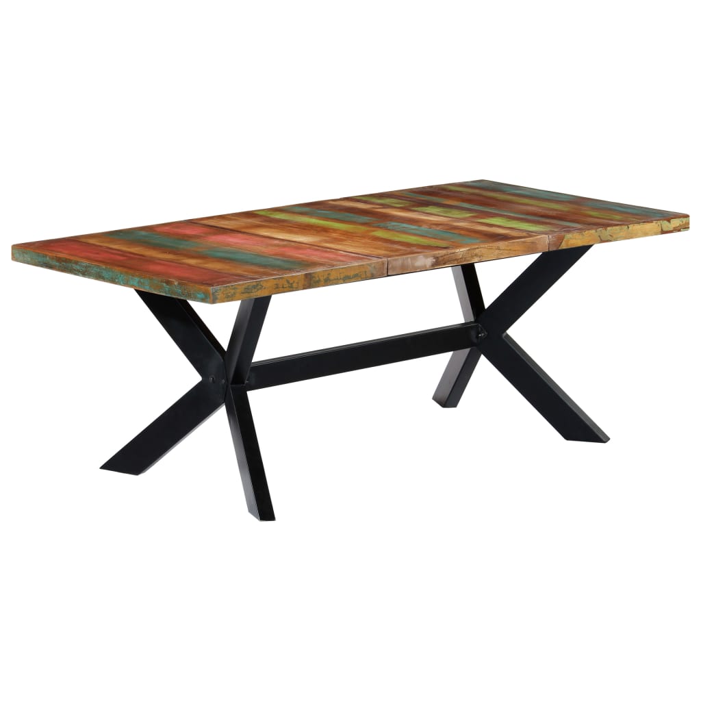 Esstisch Massivholz Mango und Stahlgestell 180 cm