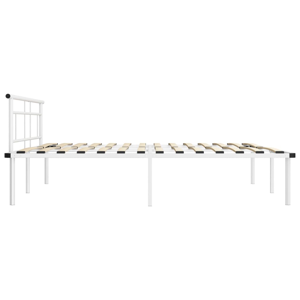 Bettgestell Grau Metall 90x200 cm