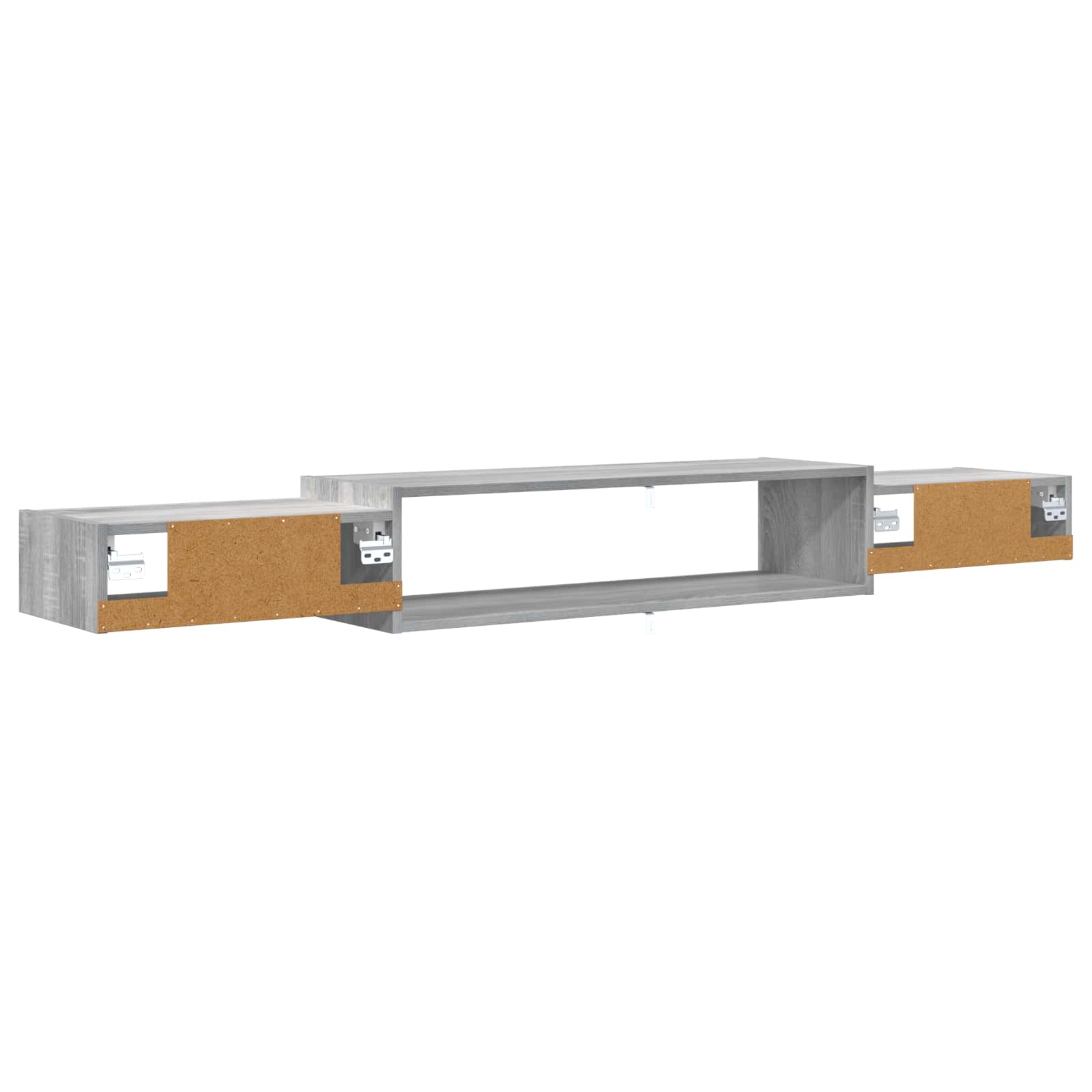 Wandmontierter TV-Schrank Wandhalterung Weiß 140 x 28 x 21 cm