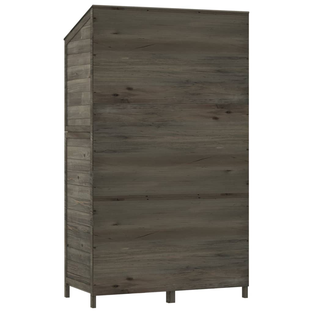 Geräteschuppen 55x52x174,5 cm Massivholz Tanne