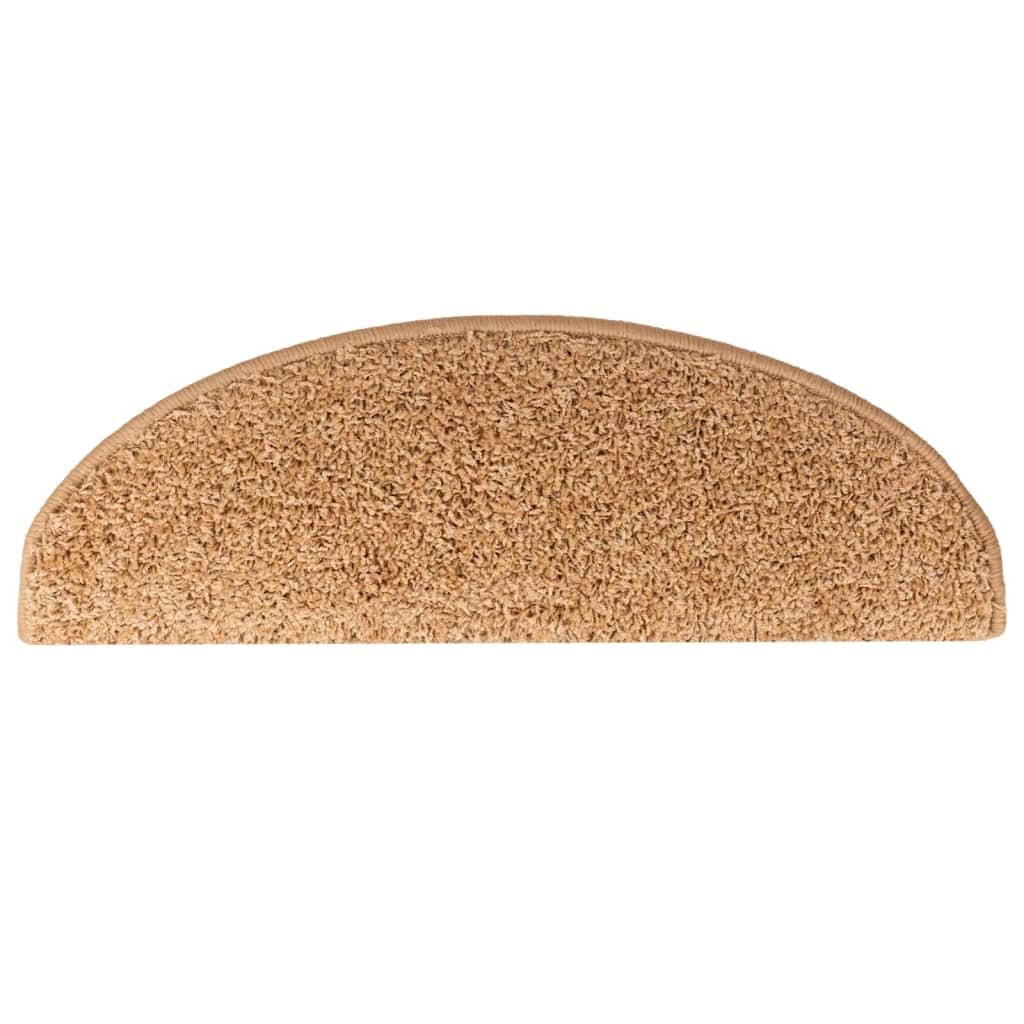 Stufenmatten 15 Stk. 56x17x3 cm Grau Halbrund