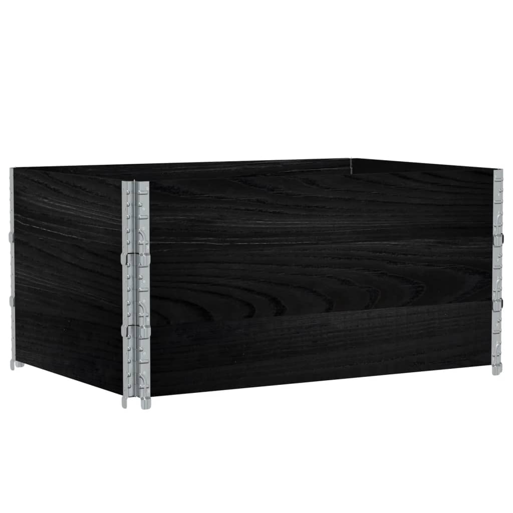 Pflanzkasten Grau 150x100 cm Massivholz Kiefer