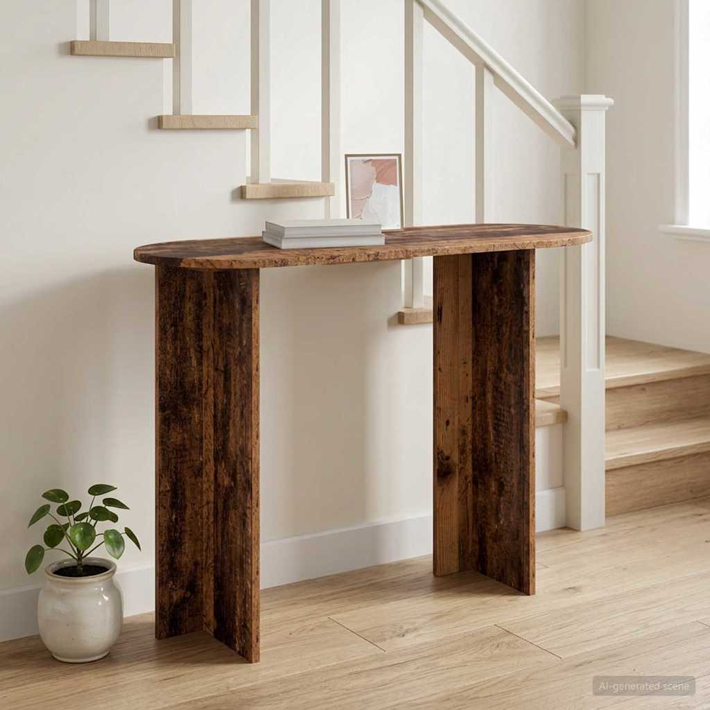 Konsolentisch Weiß 100 x 39,5 x 75 cm Holzwerkstoff