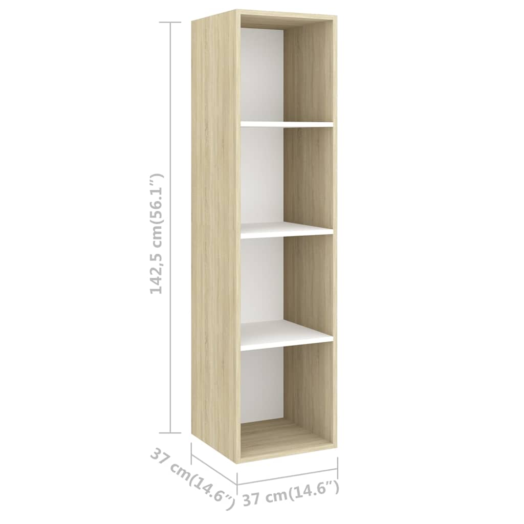 4-tlg. TV-Schrank-Set Weiß Holzwerkstoff