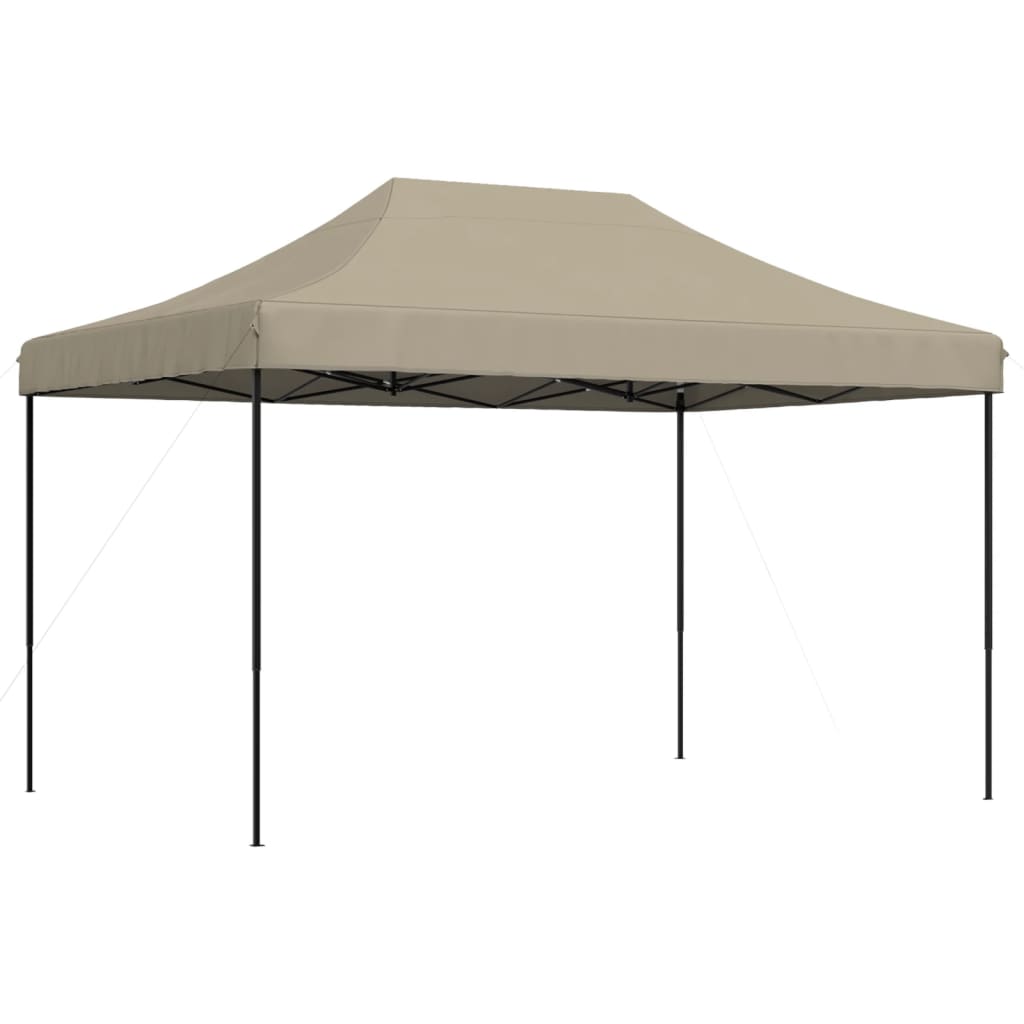 Partyzelt Faltbar Pop-Up Beige 410x279x315 cm