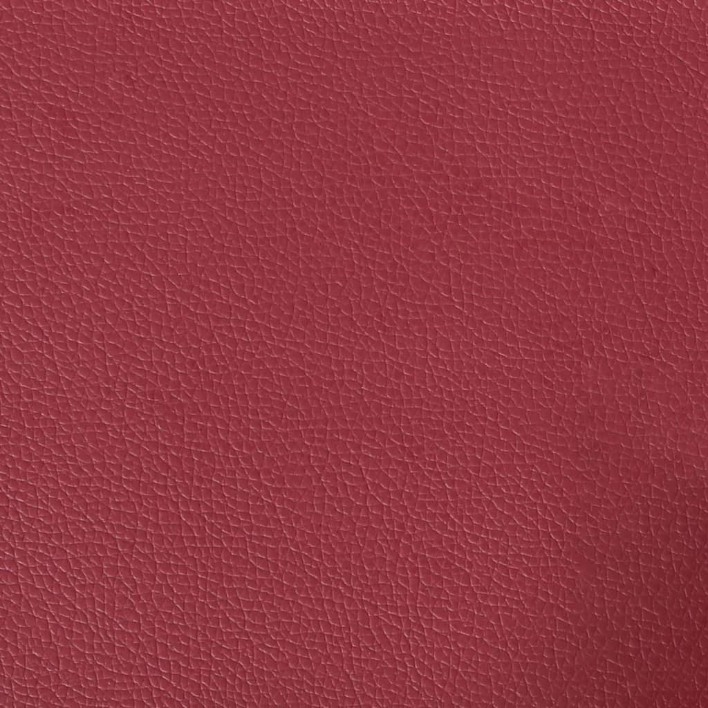 Gaming-Stuhl Drehbar Schwarz und Rot Kunstleder