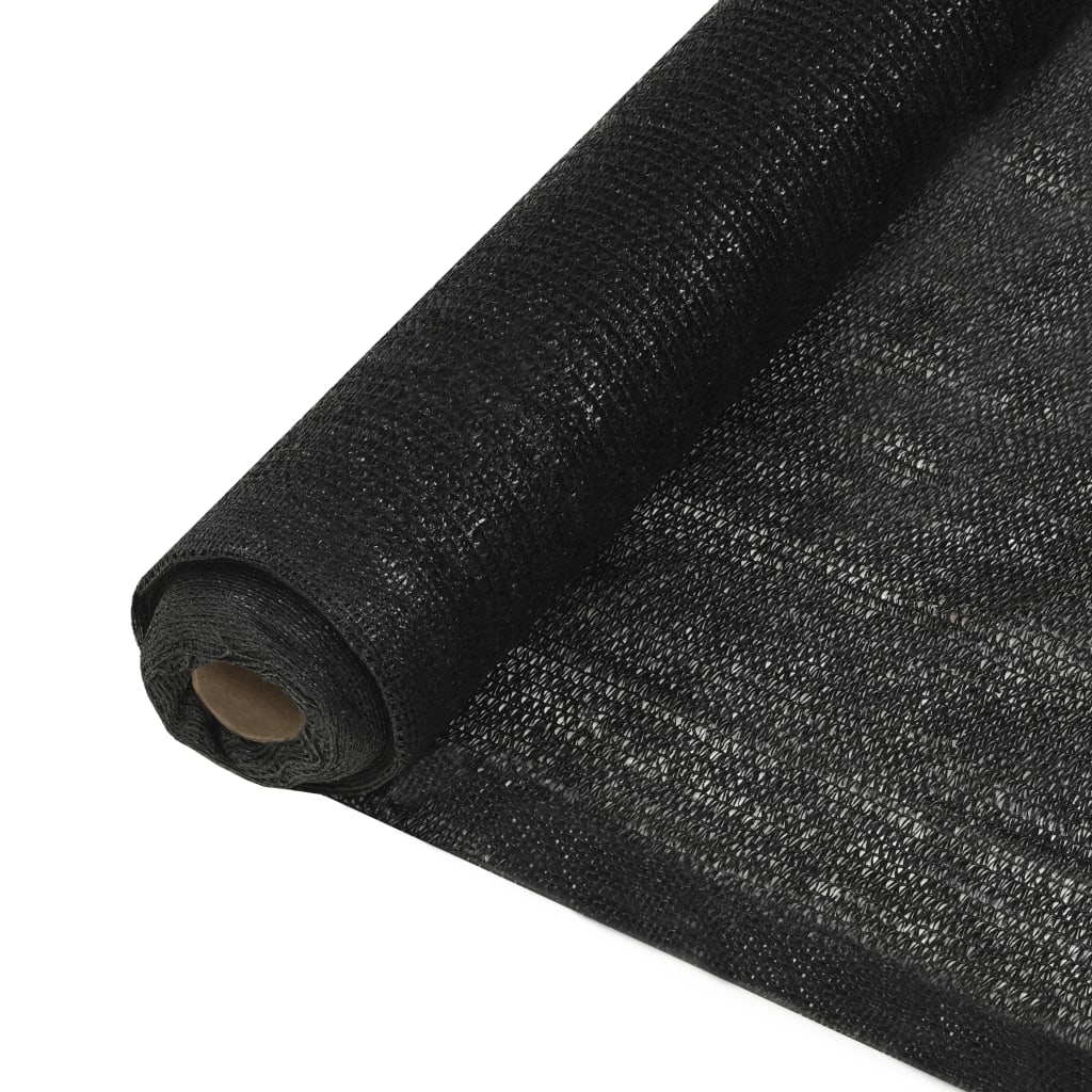 Sichtschutznetz HDPE 1x25 m Schwarz