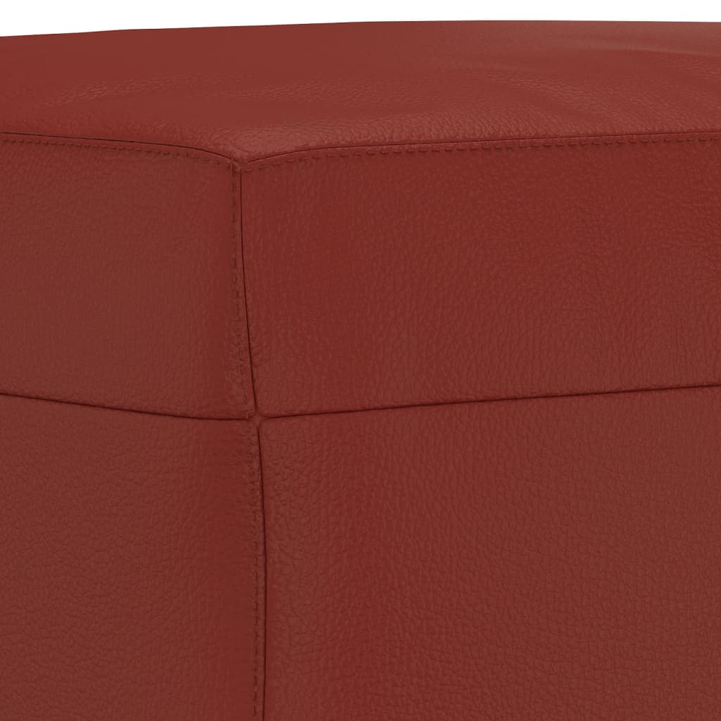 Sitzbank Schwarz 70x35x41 cm Kunstleder