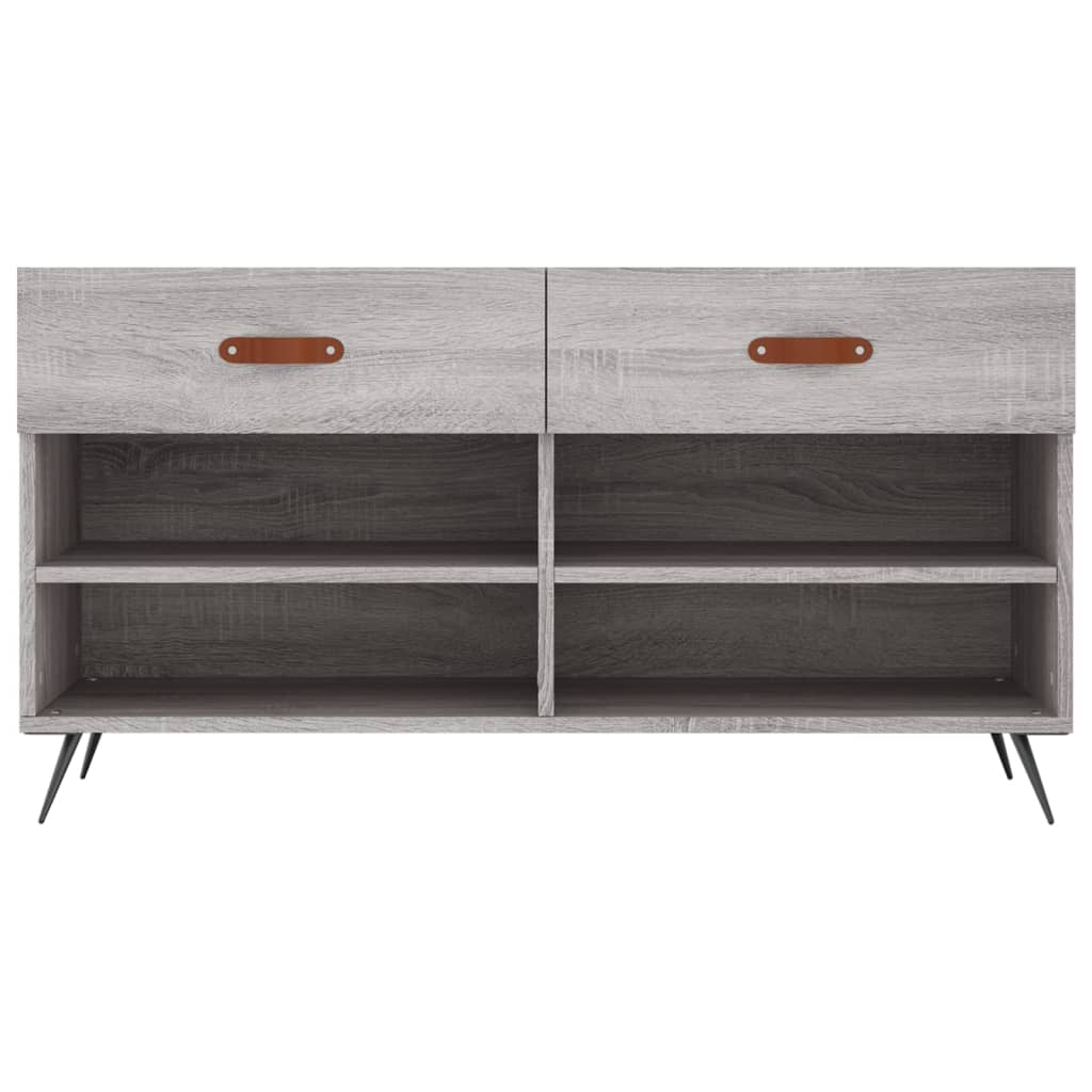 Schuhbank Weiß 102x35x55 cm Holzwerkstoff