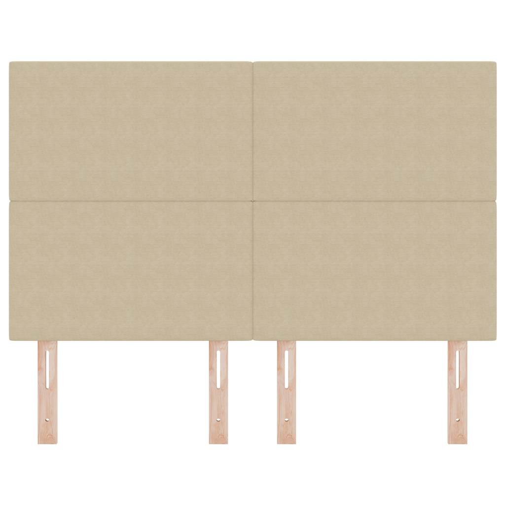 Kopfteil Hellgrau 80 cm Cordstoff