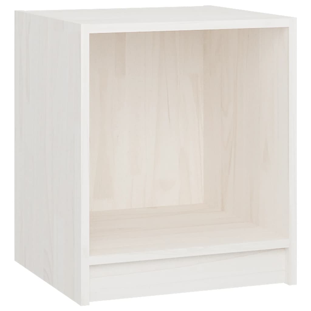 Nachttisch 35,5x33,5x41,5 cm Massivholz Kiefer