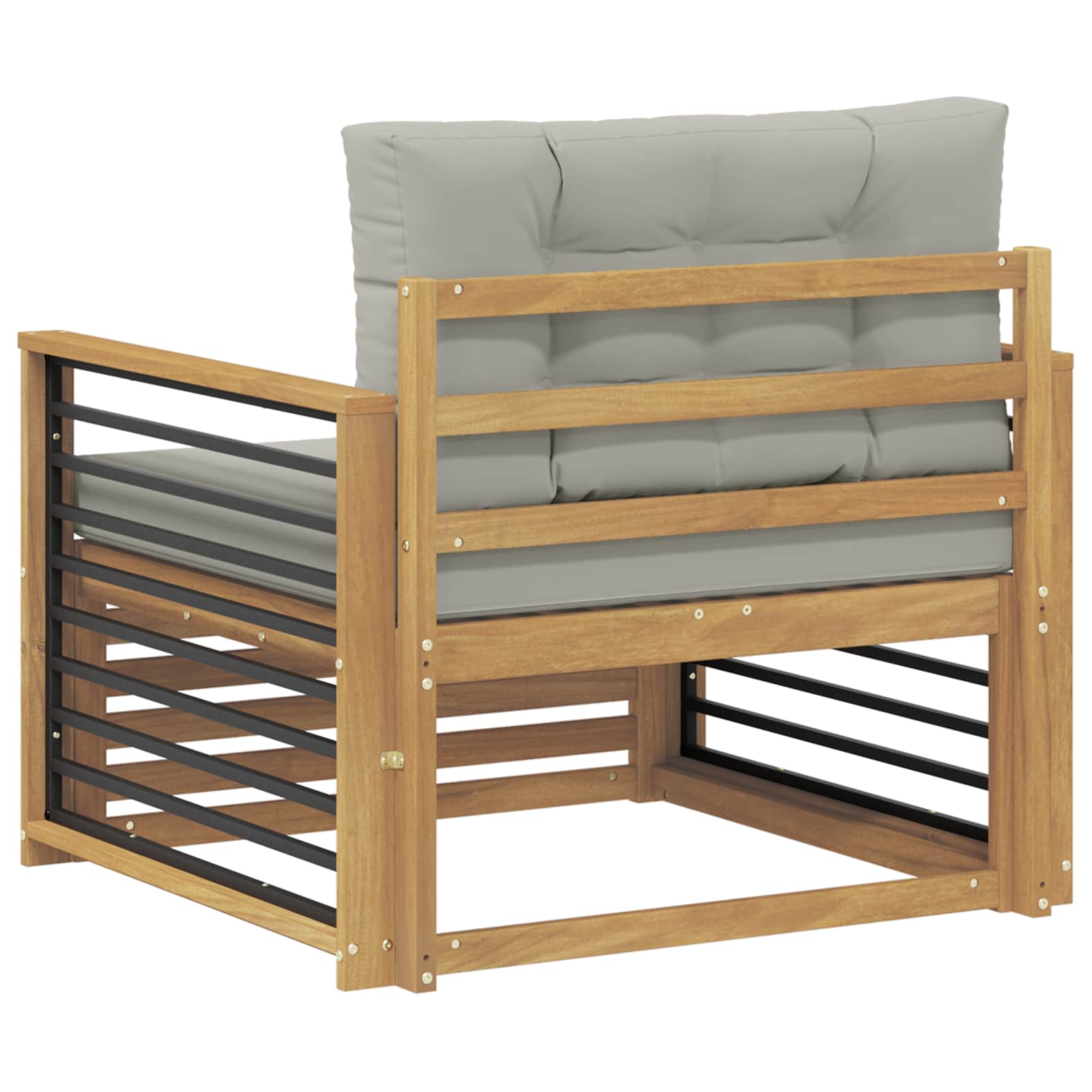 2 Stück Outdoor-Sofa Natur