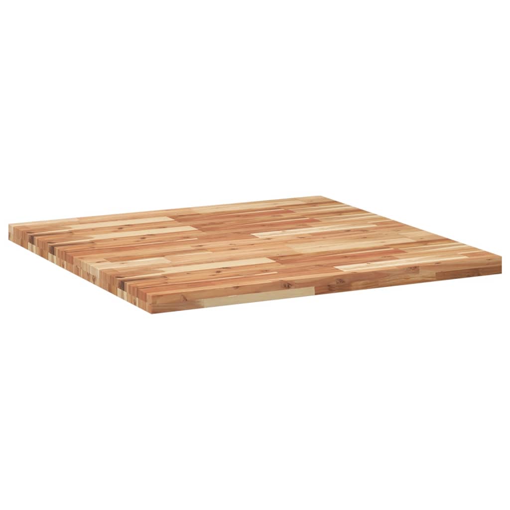 Tischplatte Rund Ø40x2 cm Massivholz Akazie