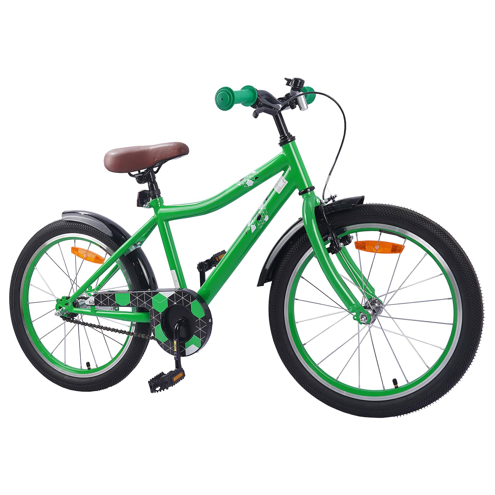 Kinderfahrrad 12 Zoll für 2-4 Jahre alt Schwarz