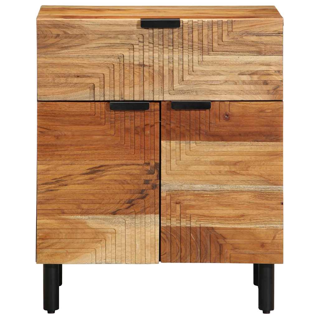 Bettschrank Braun 50 x 33 x 60 cm Massivholz Akazie