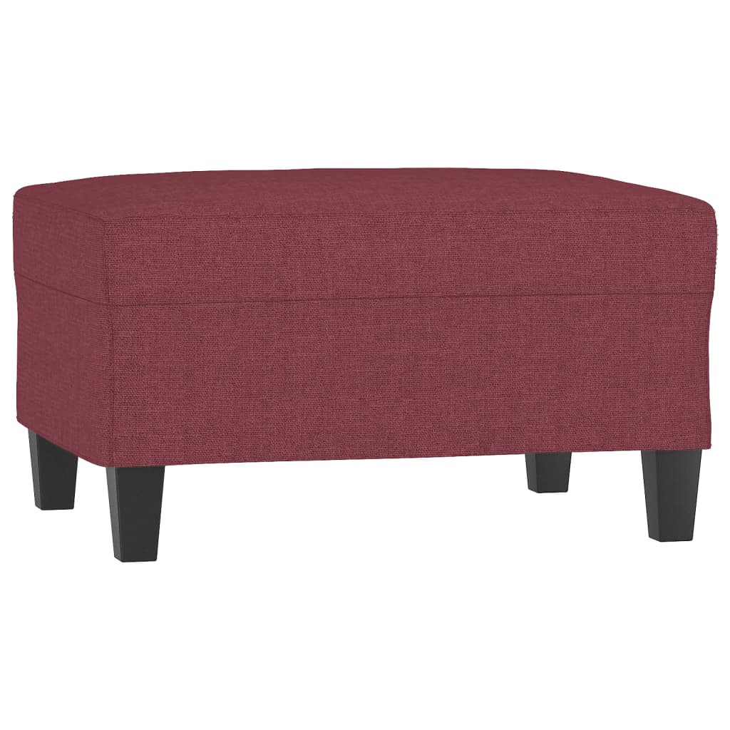 Fußhocker Hellgrau 60x50x41 cm Stoff
