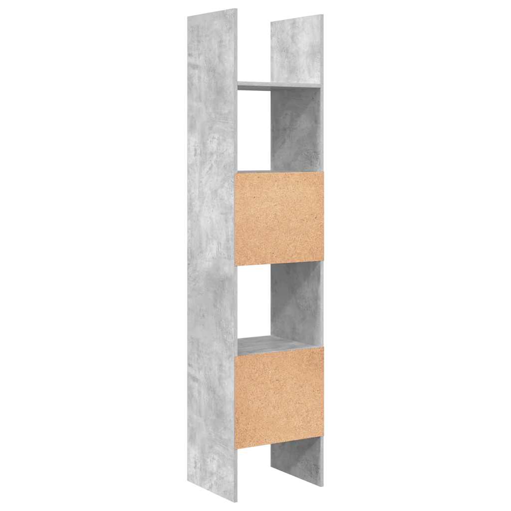 Bücherregal Weiß 40x35x180 cm Holzwerkstoff