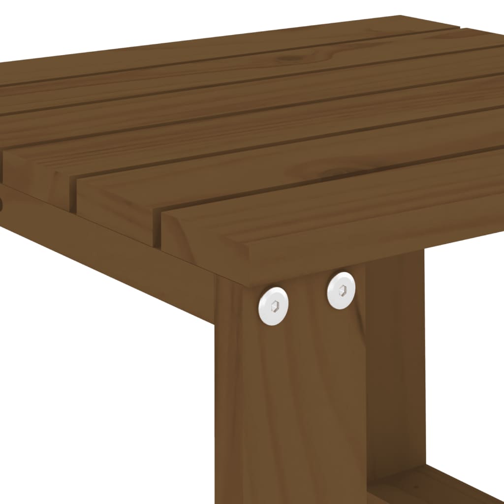 Garten-Beistelltisch 40x38x28,5 cm Massivholz Kiefer