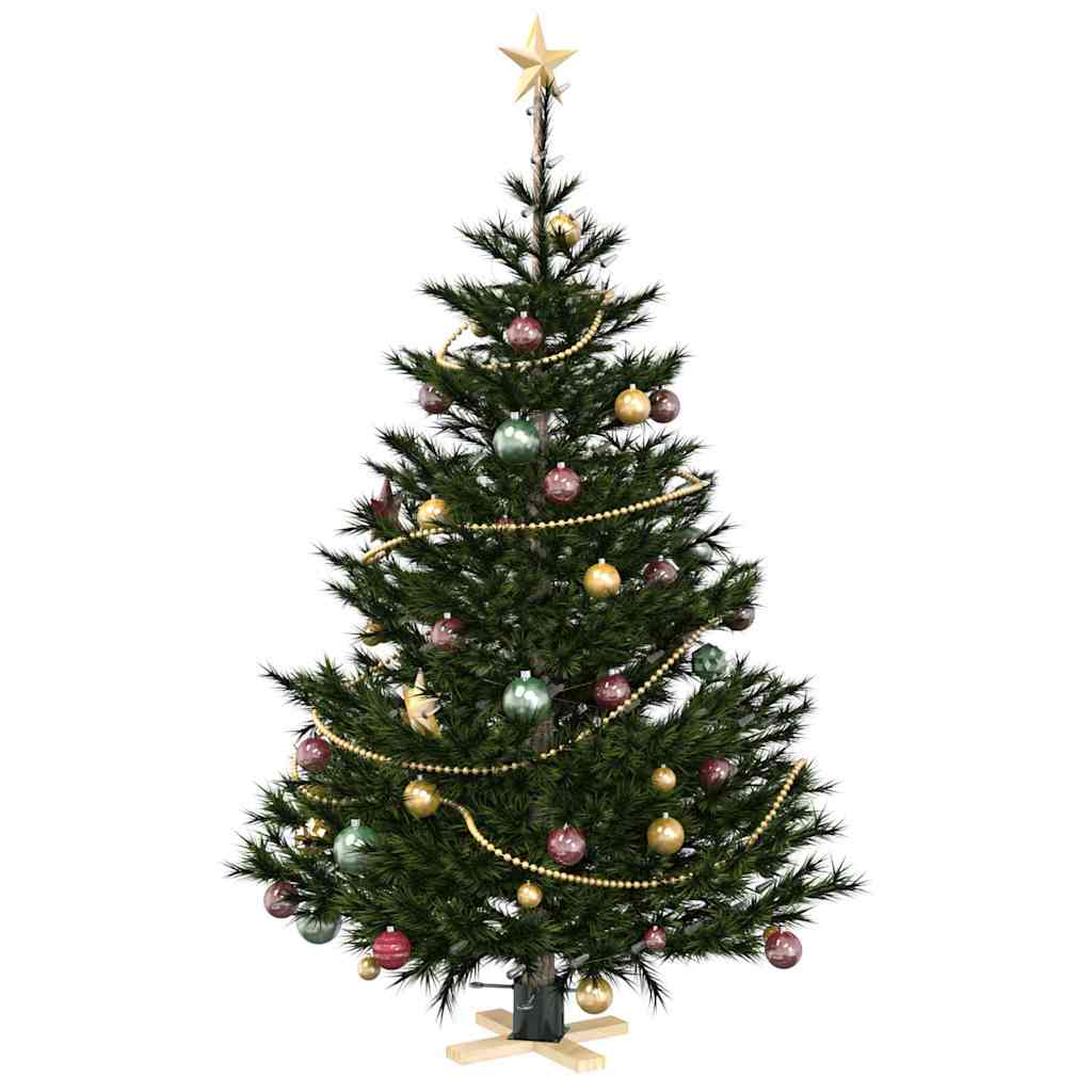Weihnachtsbaumständer Grün 50 x 50 x 16 cm Massives Kiefernholz