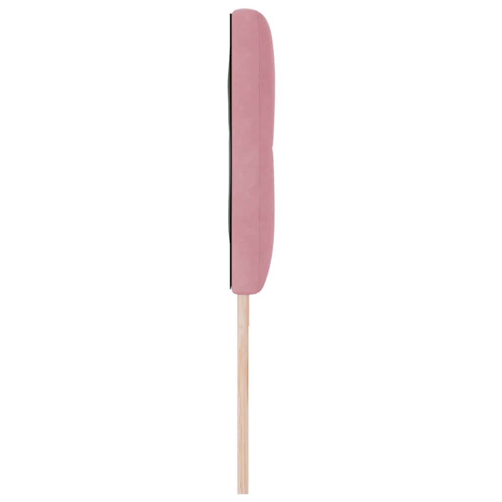 Kopfteil Hellgrau 80 cm Samt