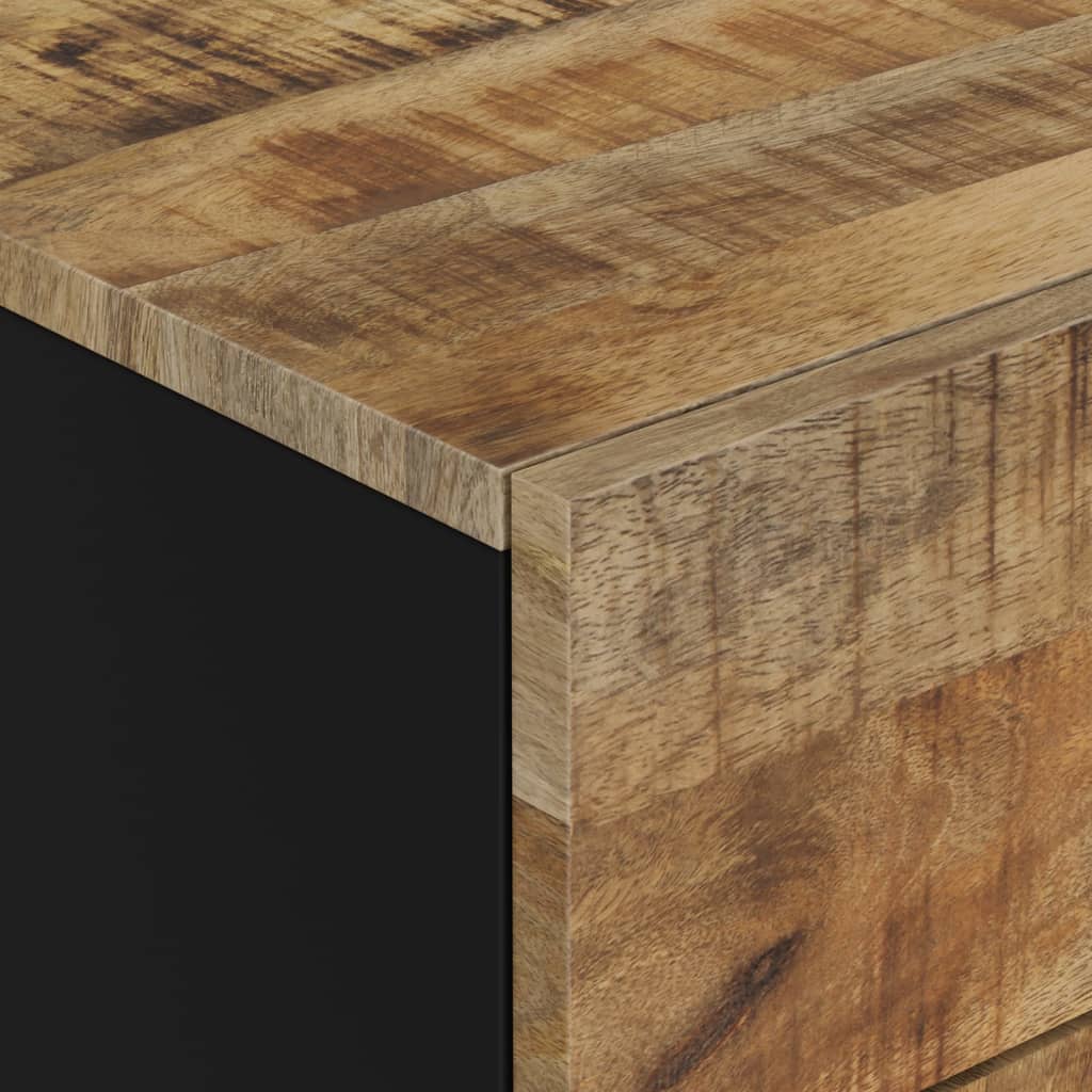 Nachttisch 50x33x60 cm Altholz Massiv & Holzwerkstoff