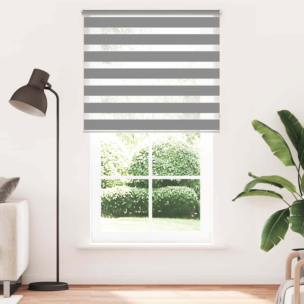 Zebra-Rollo 40,9 x 100 cm, Stoffbreite 36,7 cm, Weiß