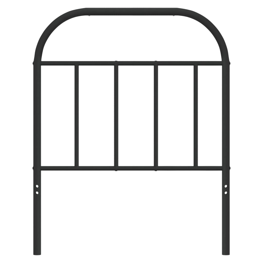 Ersatz-Kopfteil Metall Schwarz 75 cm