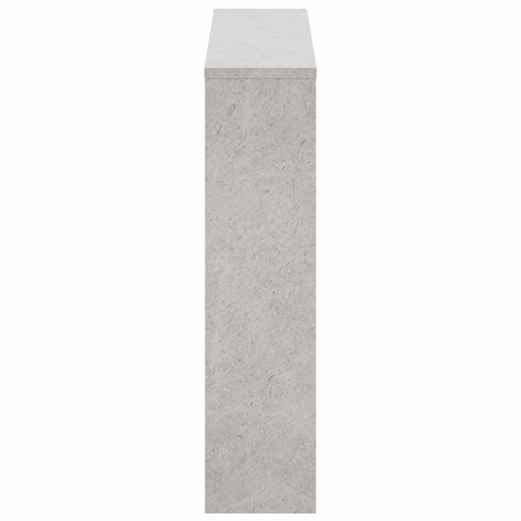 Schuhschrank mit 2 Fächern Spiegel Eiche-Optik 63x17x67 cm