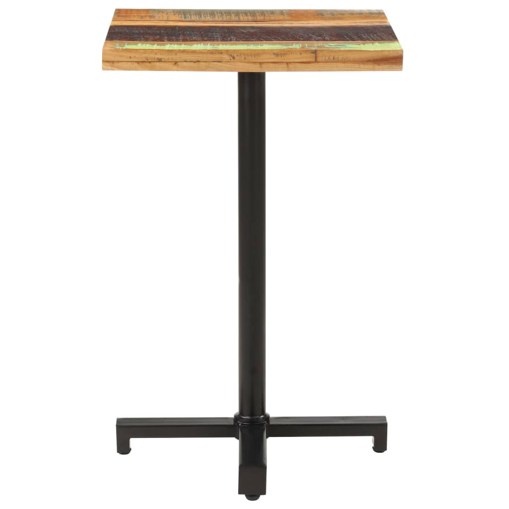 Bistrotisch Rund Ø60x75 cm Raues Mangoholz