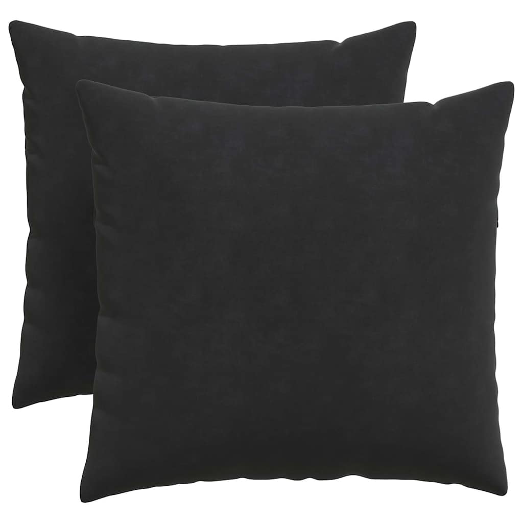 Sofakissen 2 Stück Blau 50 x 30 cm Cordstoff