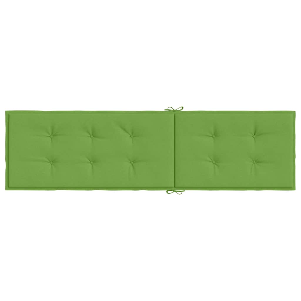 Liegestuhl-Auflage Melange Hellgrau (75+105) x 50 x 4 cm Stoff