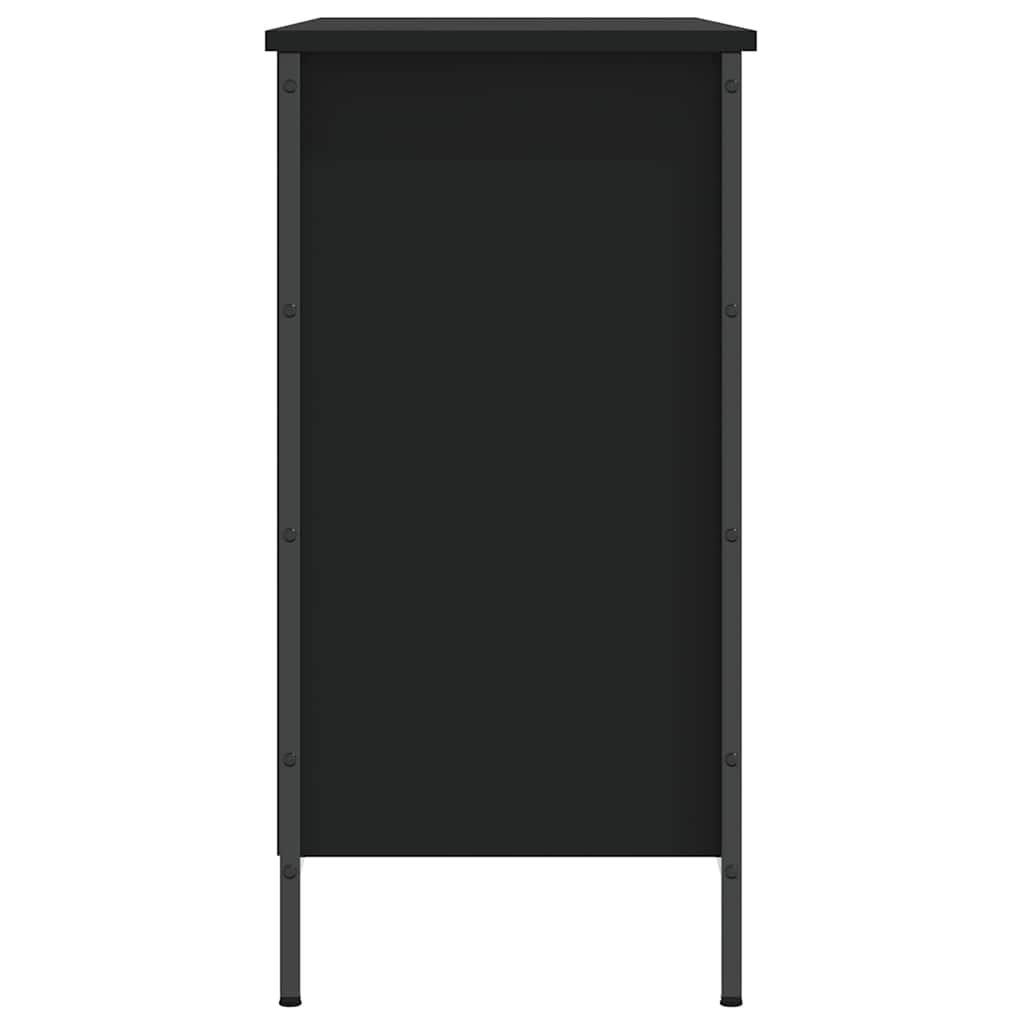 Schuhregal Schwarz 38x35x50 cm Holzwerkstoff