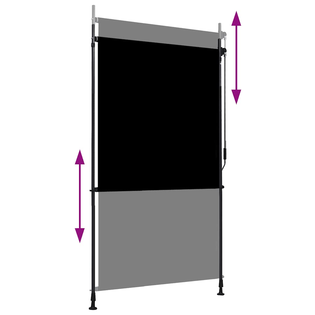 Außenrollo 100 x 270 cm Anthrazit