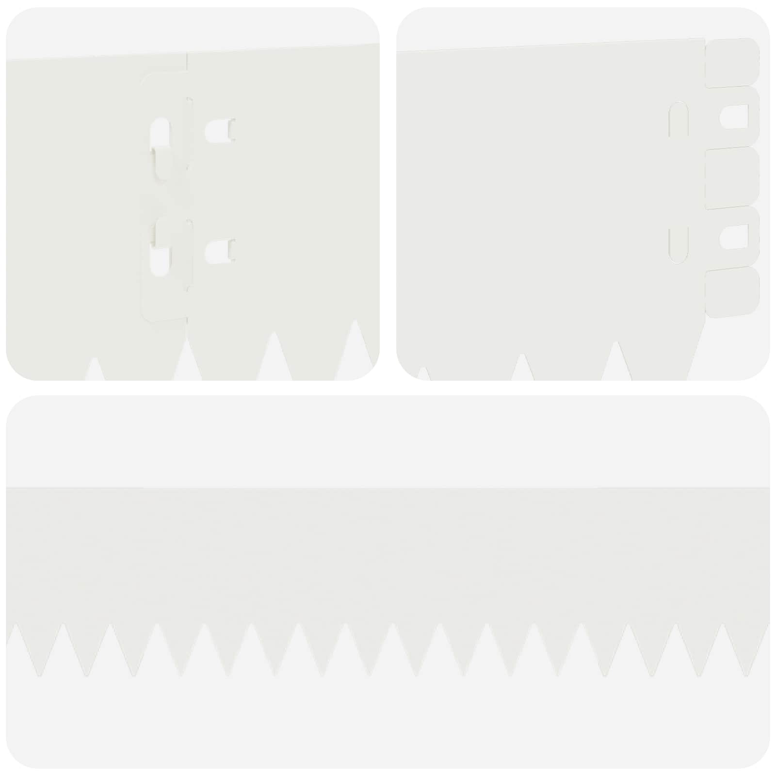 Raseneinfassung 10 pcs 103 x 10 cm Stahl Schwarz