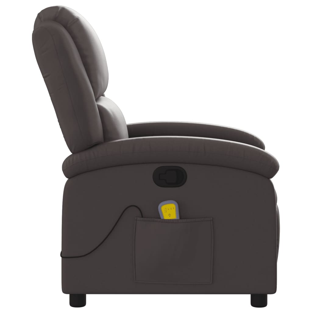 Relaxsessel Echtleder Schwarz