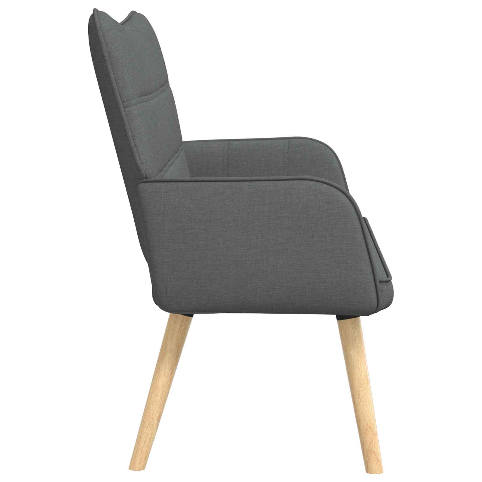 2-Sitzer Sofa Hellgrau 115 x 61 x 87 cm Stoff