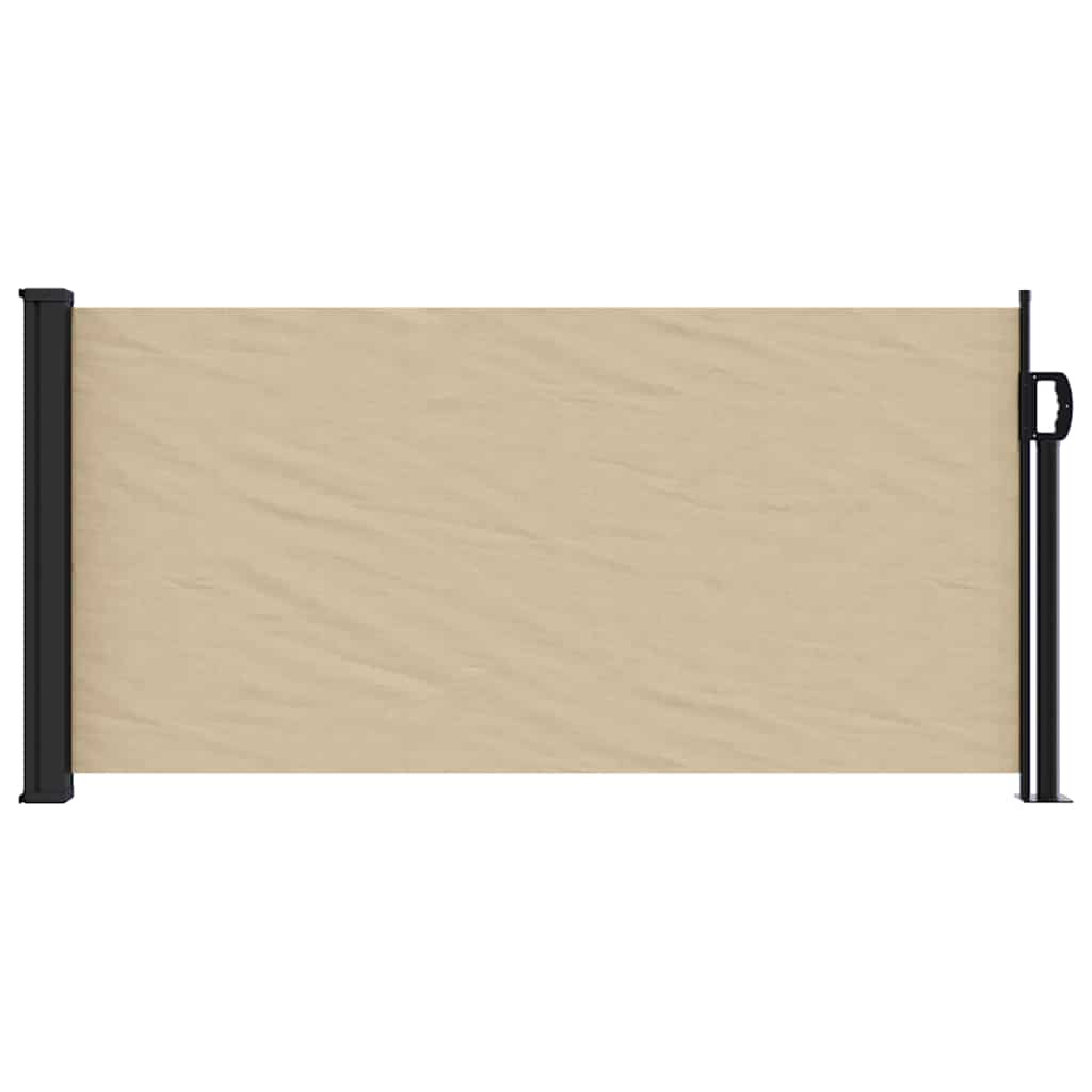 Seitenmarkise Ausziehbar Schwarz 100x300 cm