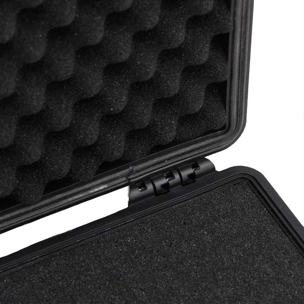 Koffer für Flugreise Tragbar Schwarz 46,5x21,5x17,5 cm PP
