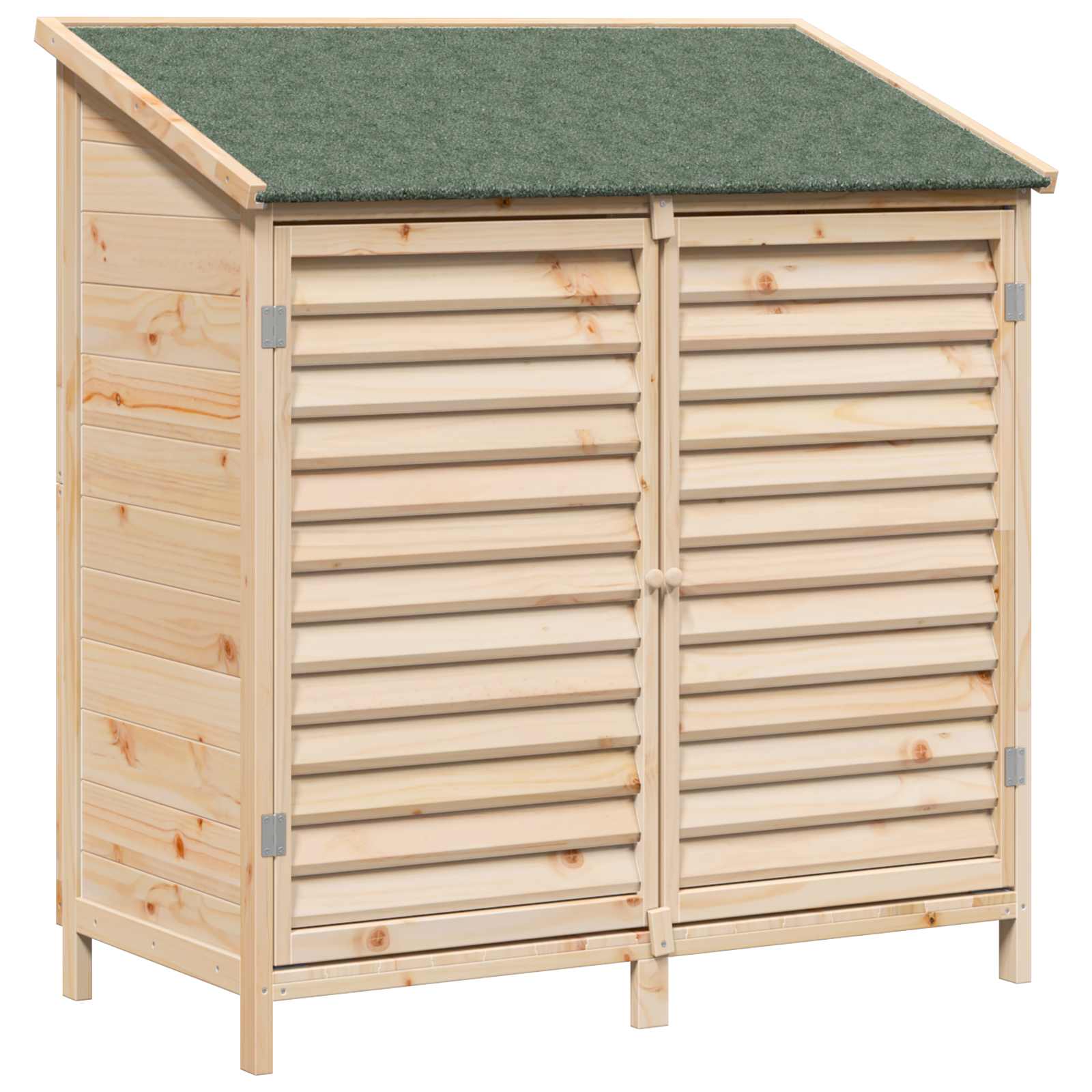 Gartenschuppen Natur 59 x 56 x 113,5 cm Massivholz aus Fichte
