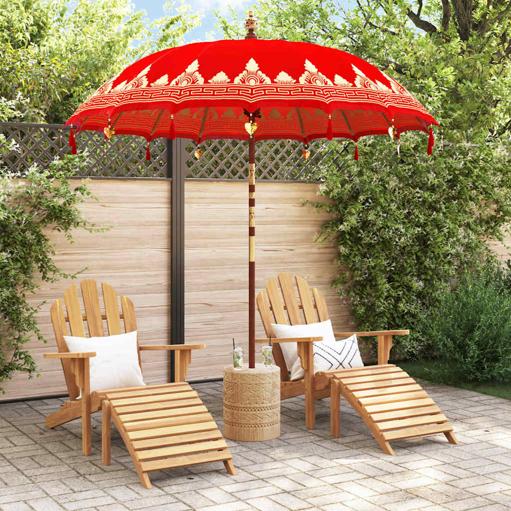Balinesischer Sonnenschirm Creme 185 x 185 x 260 cm