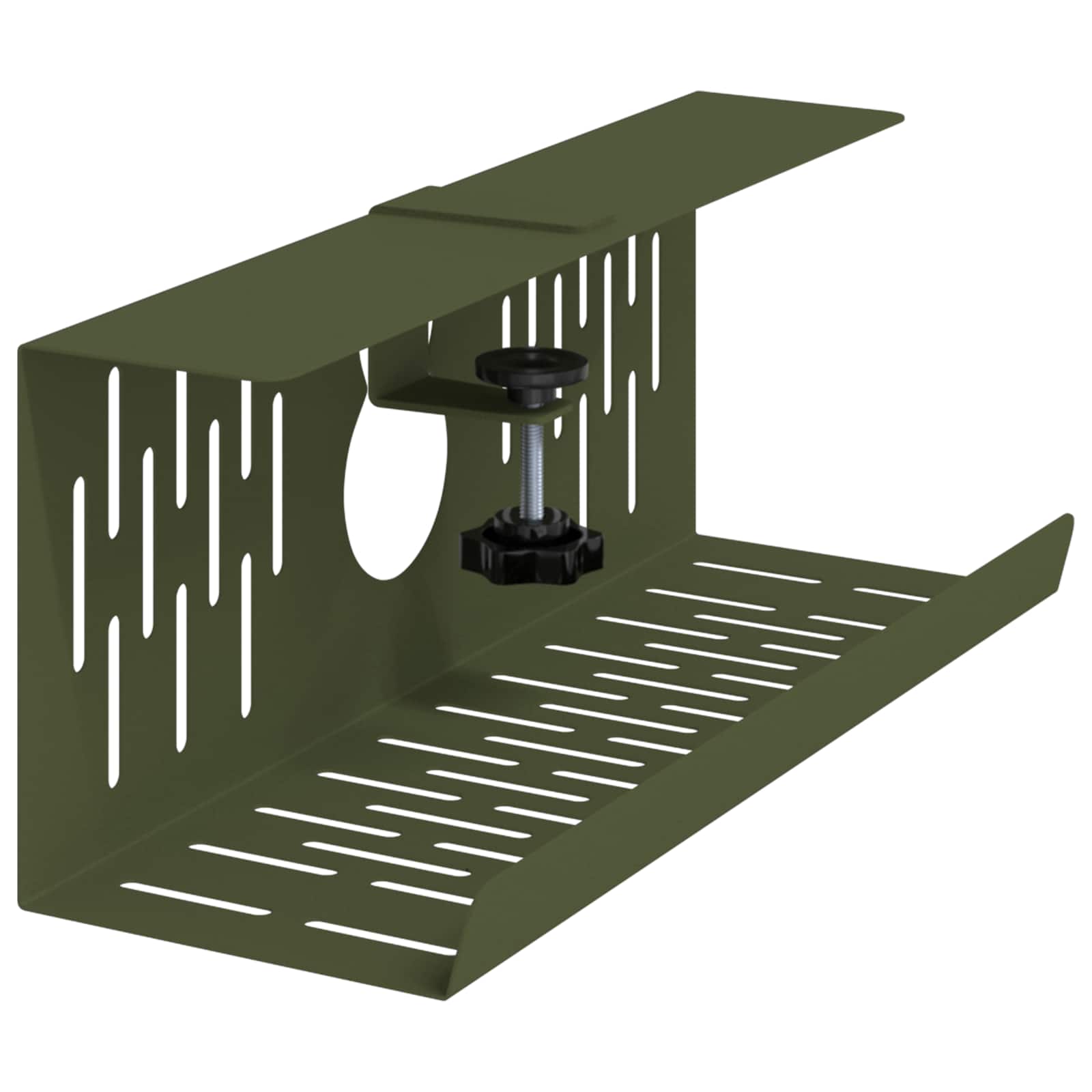 Unter dem Schreibtisch Kabelmanagement Tray 2 Stk. Anthrazit