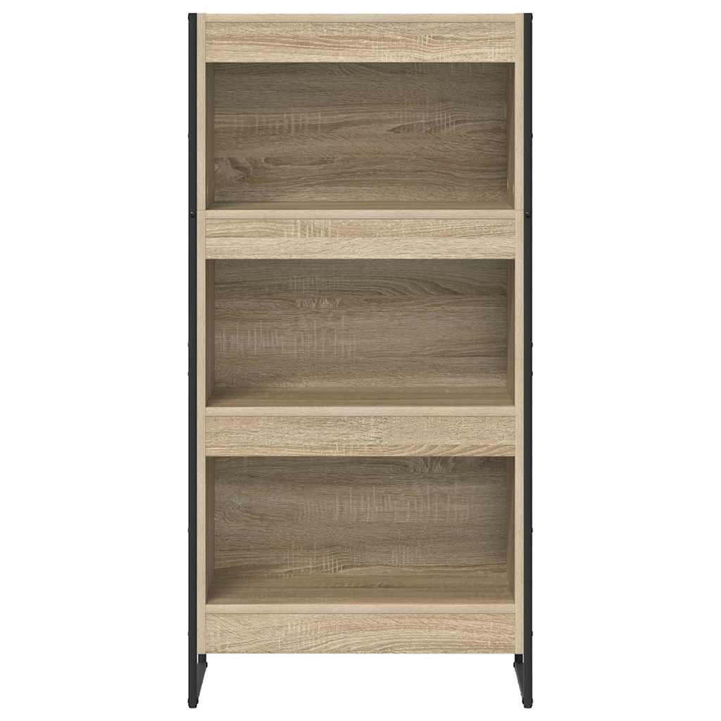 Bücherregal 2 pcs Schwarz Eichen-Optik 60 x 30 x 189,5 cm