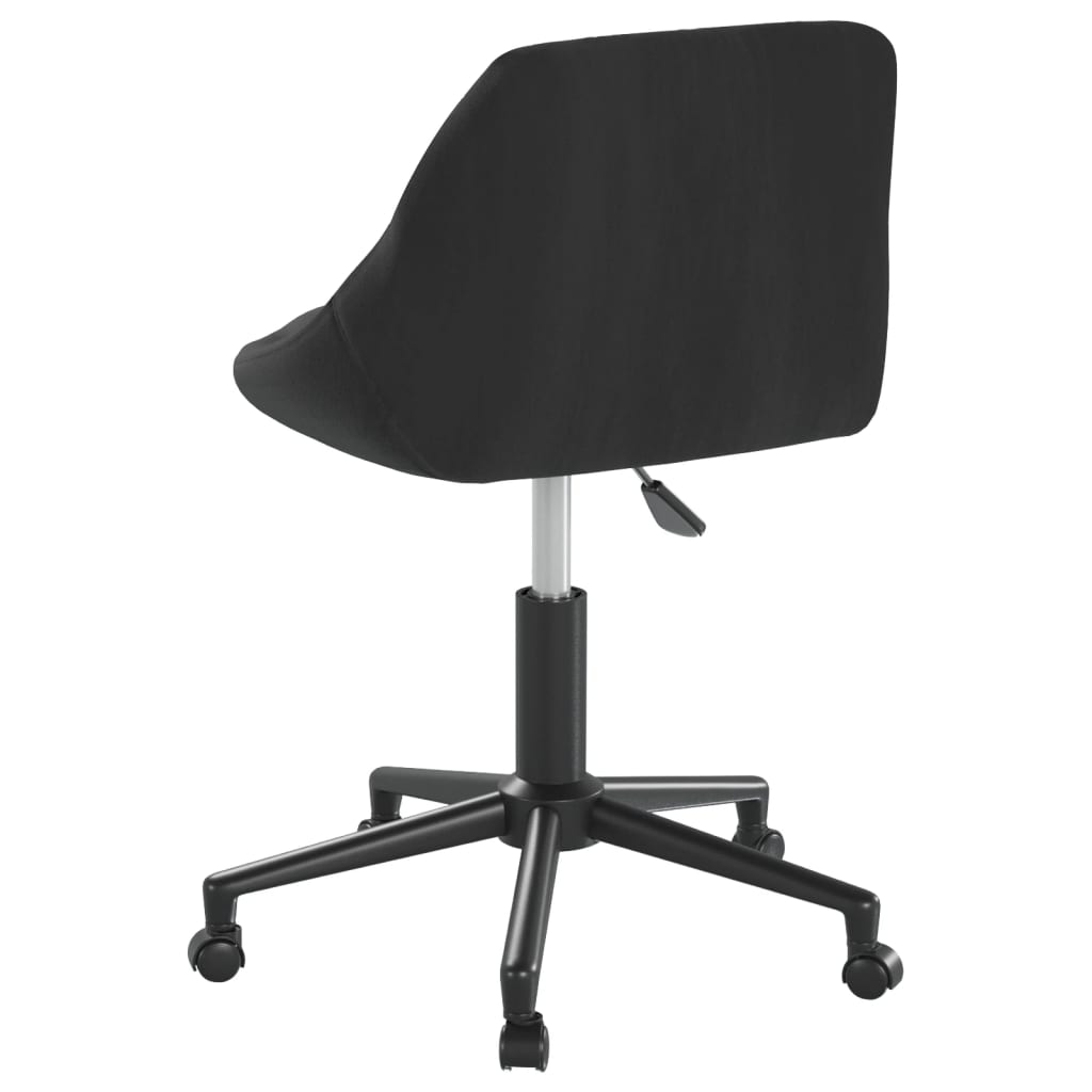 Bürostuhl Drehbar Creme Samt