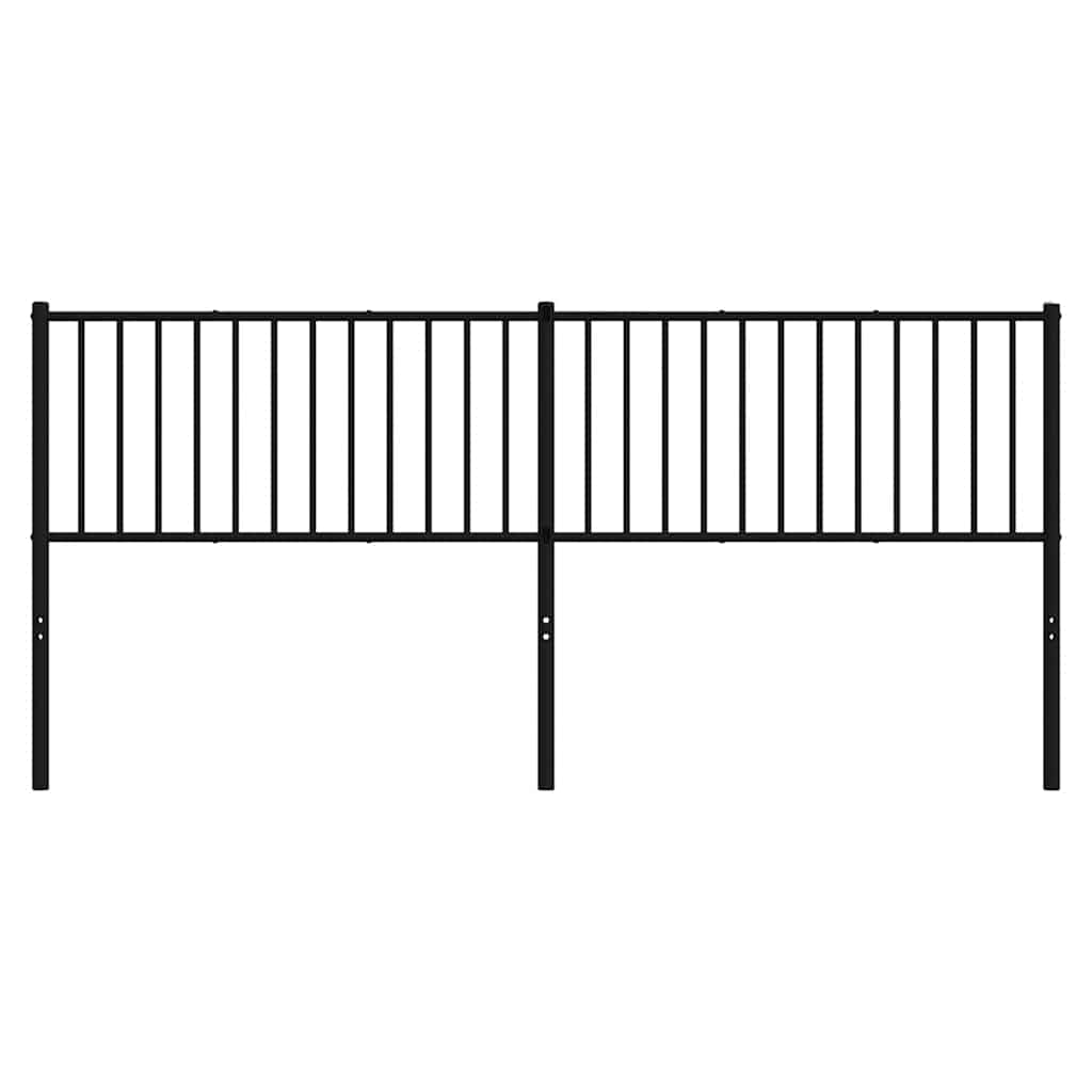 Ersatz-Kopfteil Metall Schwarz 75 cm