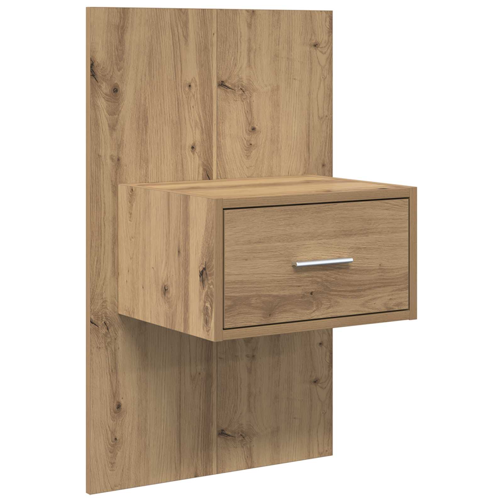 Kopfteil mit Nachttischen Weiß Holzwerkstoff